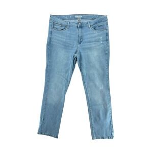 Sonoma Goods for Life Womens‎ Straight Leg Jeans Size 16R Blue Denim
